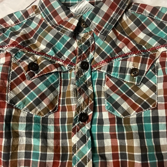 GUESS 24 mo plaid dress shirt - Picture 3 of 8
